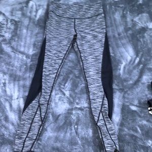 Black and grey leggings